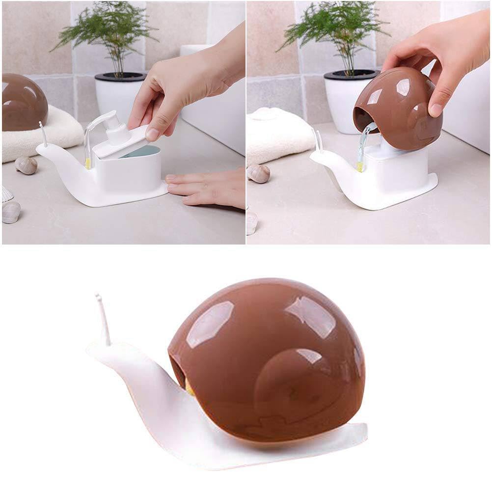 Portable Snail Shape Liquid Soap Dispenser