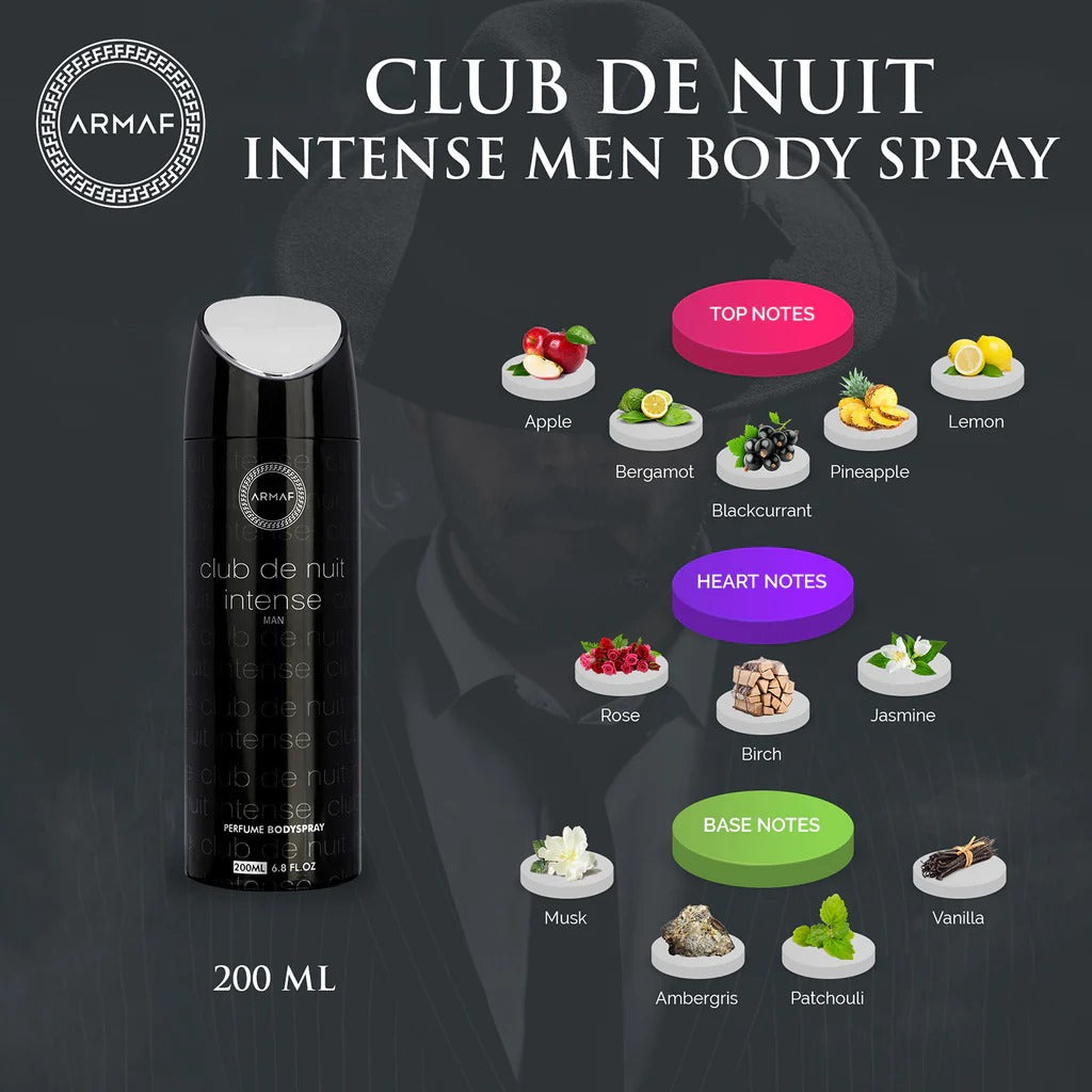 Armaf Club De Nuit Intense Perfume Body Spray For Men 200 ML