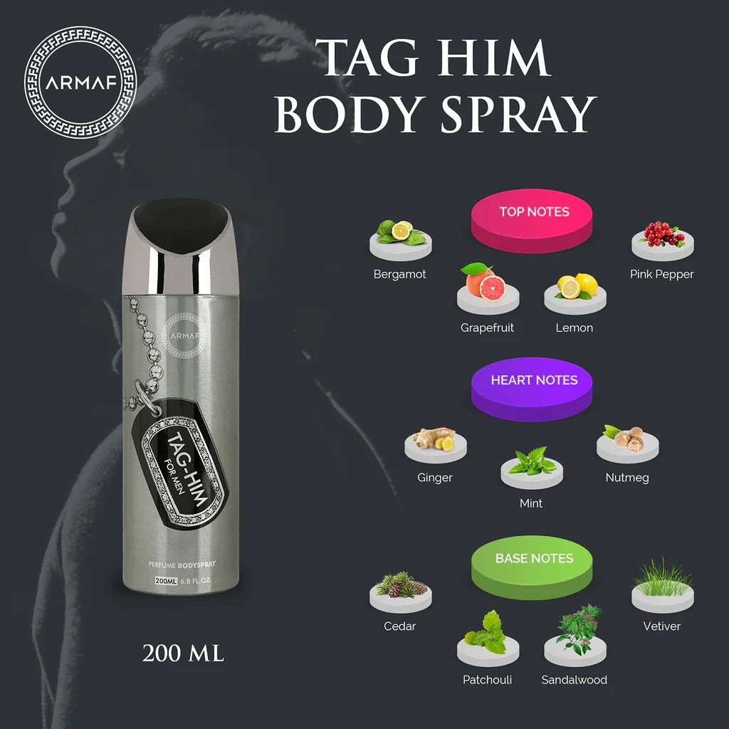 Armaf Tag Him Deodorant Body Spray 200 ML